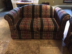 Couch and love seat for sale