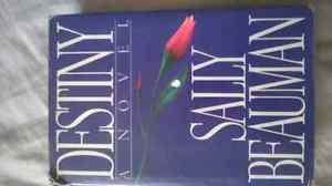 Destiny a novel by Sally Beauman with inscription