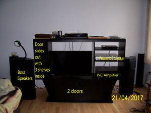 Electronics and TV stand