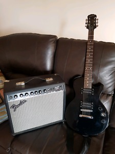 Epiphone Special 2 guitar and Fender 25r amp