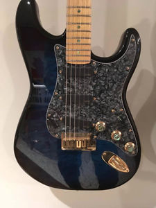 Fender Custom Stratocaster - Blue Burst/EMG/Warmoth OBO