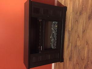 Fireplace and microwave stand