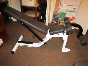 Flat-Incline-Decline bench+Olympic Weights