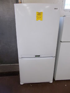 Fridge with bottom mount freezer. 90 day warranty. $699.