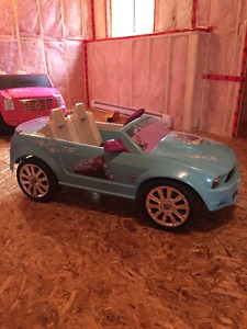 Frozen Mustang battery operated kids car