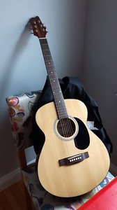 Full size acoustic 6 string guitar