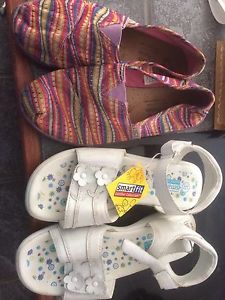 Girls shoes, size 3 and 3.5