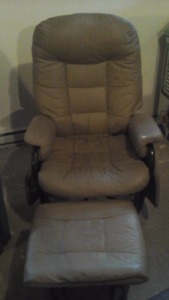 Glider Chair and Ottoman