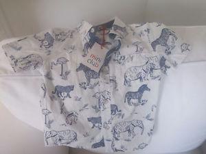 Gorgeous baby boys safari toddler shirt NEW with tags