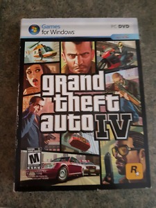 Grand theft auto IV for pc.