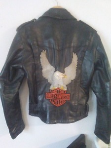 Harley Davidson leather riding jacket