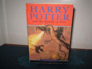 Harry Potter and the Goblet of Fire. Paperback book.