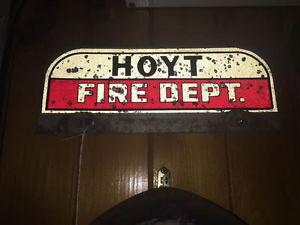 Hoyt, NB & Port Hardy, BC Fire Department License Plate