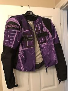 Icon woman's motorcycle jacket