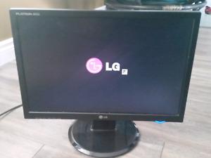 LG 20" flat screen computer monitor
