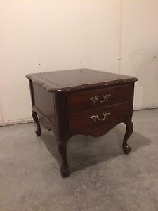 Large Brown End Table