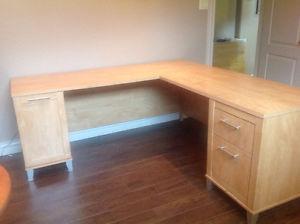 Large corner desk with storage