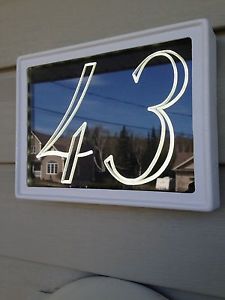 Led house number