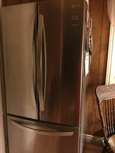 Lg stainless steel fridge