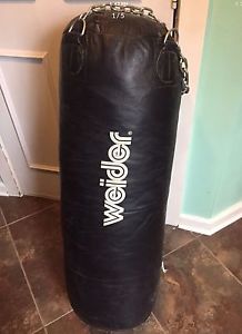 Looking for a leather punching bag over 75 lbs