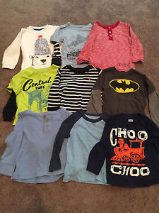 Lot of long sleeved shirts (2T)