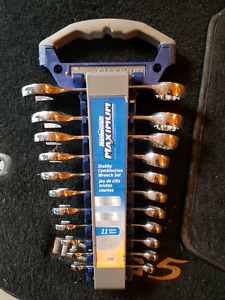 Mastercraft SAE stubby combination wrench set