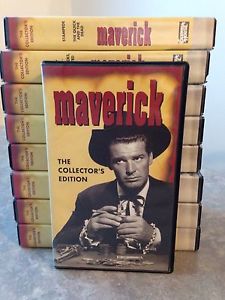 Maverick TV series VHS tapes