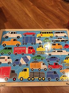 Melissa & Doug car puzzle