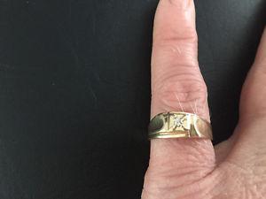 Men's 10k Yellow Gold Diamond Ring