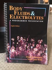Nursing Textbook: Body Fluids and Electrolytes