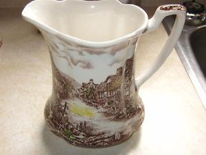 OLDE ENGLISH COUNTRYSIDE JOHNSON BROS. PITCHER MADE IN