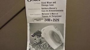 Oster mixer w/attachments