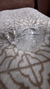 Pinwheel crystal creamer