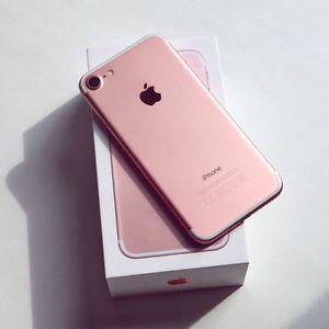 Rose gold iPhone 7, 32 gig