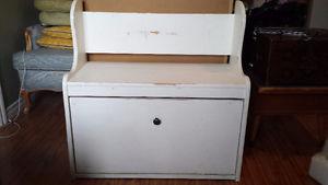 Seated Bench/Shoe Cabinet