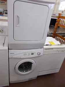 Stacking washer and dryer with 90 day warranty. $699.