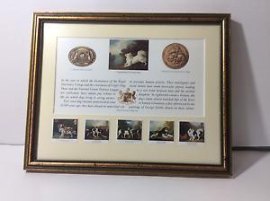 Stamp collection professionally framed