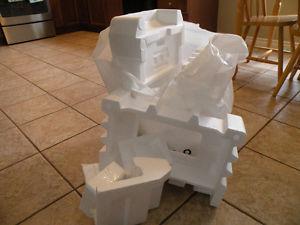 Styrofoam blocks