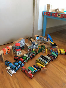 Thomas the train table, trains, accessories