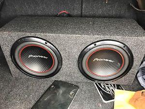 Two 10" Subwoofers and Amp $150 OBO