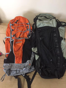 Two large backpacks
