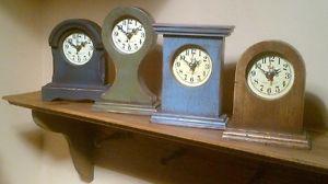 Unique handcrafted solid pine clocks