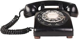 Vintage Rotary Phone - Black