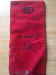 Vintage shure mic bag
