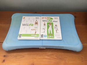 Wii Fit board with Wii Fit and Wii Fit Plus