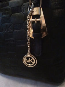 Women's Black/Gold Michael Kors Handbag