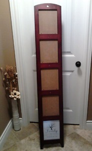 Wood Floor Standing Picture Frame