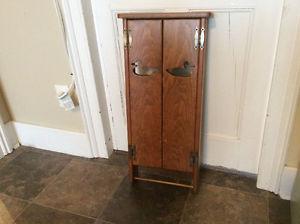 Wooden bathroom cabinet