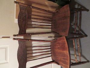 antique wooden chairs