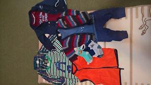 boys brand name clothes. 3-9 months